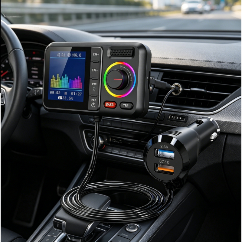 Audio Music Mp3 - 2026 NEW Car Wireless FM Transmitter