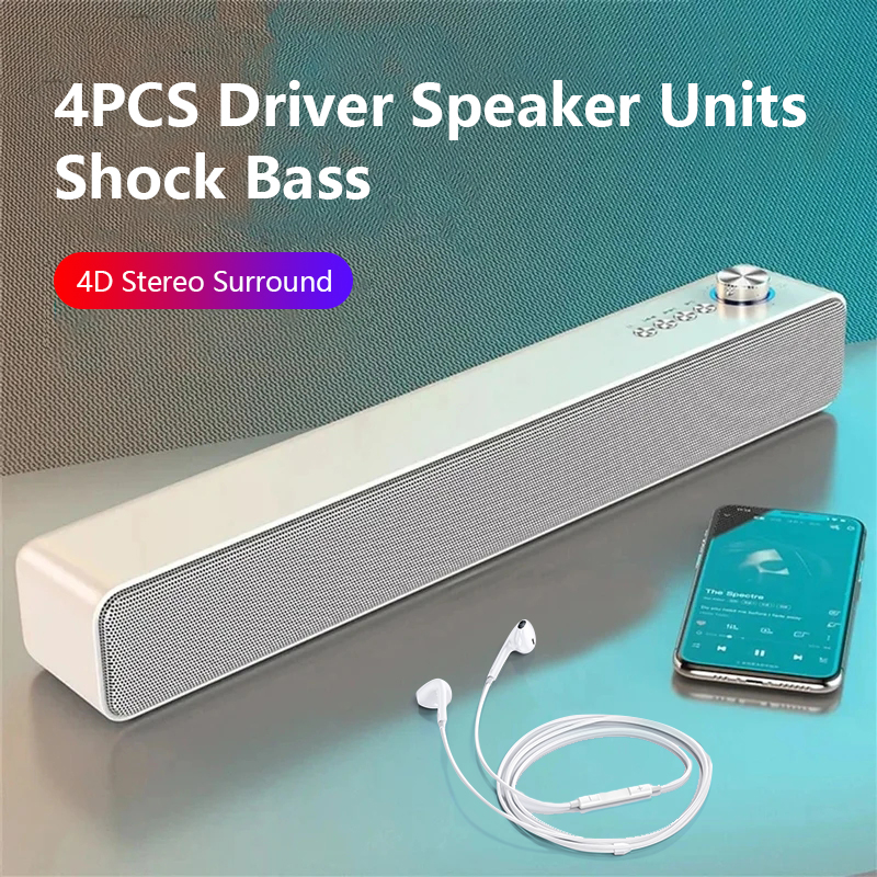 Audio Music Center - Original Bluetooth Subwoofer Soundbar TV Audio