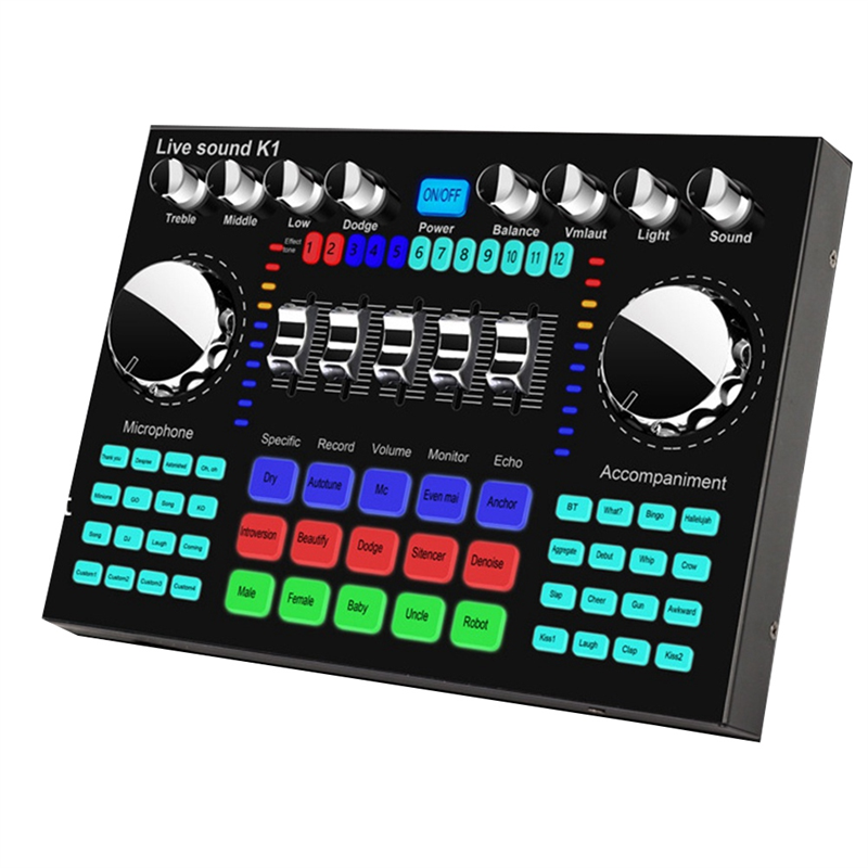 Audio Music Volume - CLCU K1 Live Sound Card Portable