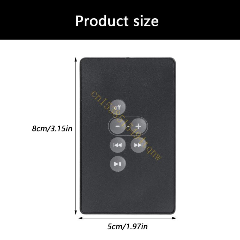 Audio Mark Music - Universal Remote Control Clear Button Markings