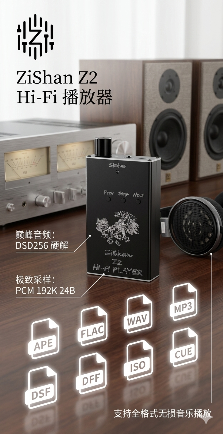 Audio Music App - Zishan Z2 hifi DSD hard solution