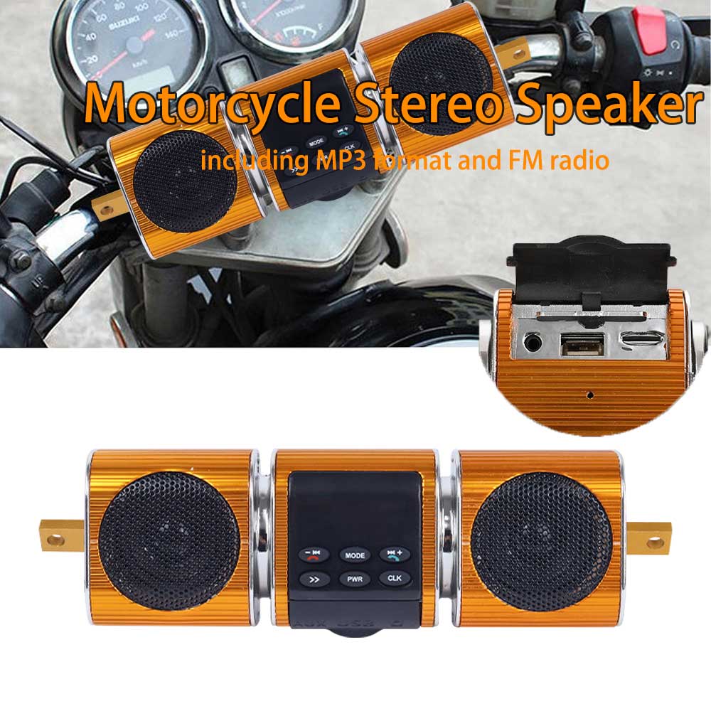 Audio Music Mp3 - Motorcycle Audio FM Radio, USB TF