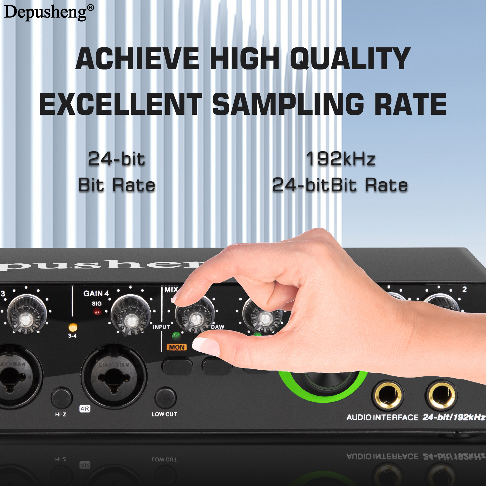 Depusheng Audio Interface RX4  - Audio Music Interface บทวิจารณ์และราคา