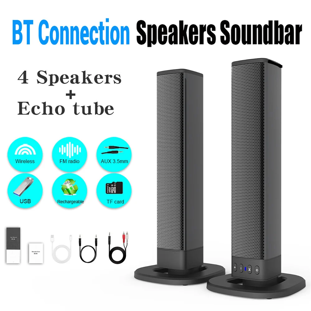 Wireless Bluetooth TV Sound Ba - Audio Music Center บทวิจารณ์และราคา