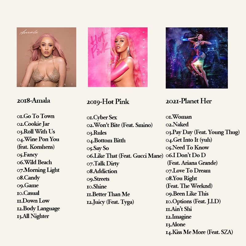 Doja Cat 6CD Music Album Colle - Audio To Music บทวิจารณ์และราคา
