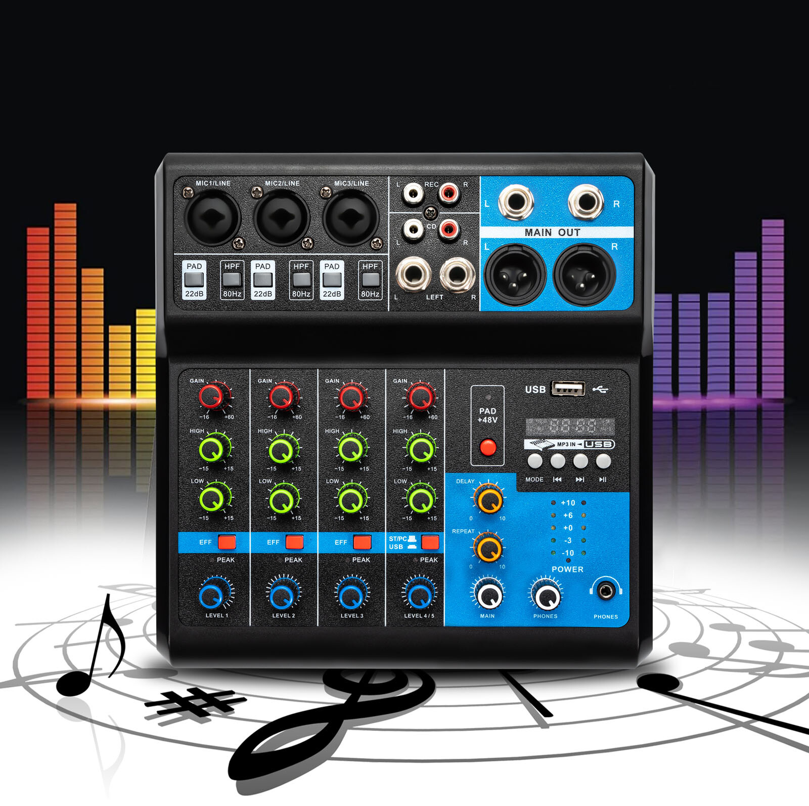 5-Channel Mixing Console Live  - Audio To Music บทวิจารณ์และราคา