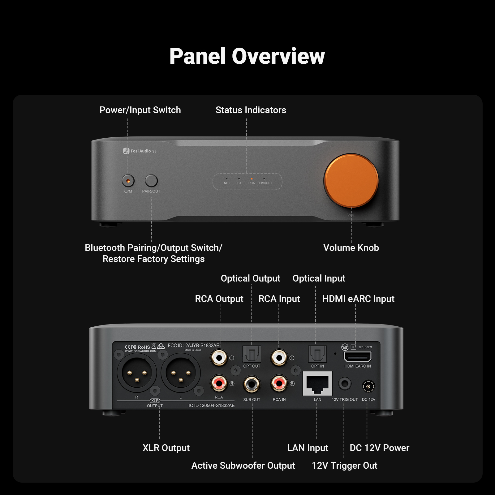 Fosi Audio Hi-Res Music Stream - Audio Without Music บทวิจารณ์และราคา