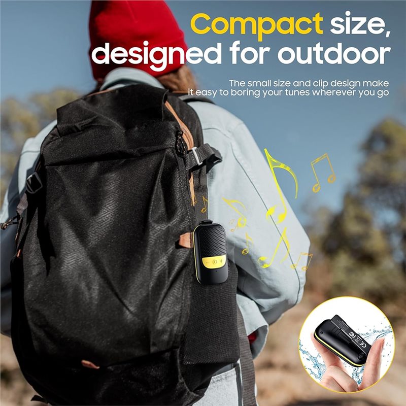 B68C Clip-On Portable Bluetoot - Audio Music Online บทวิจารณ์และราคา