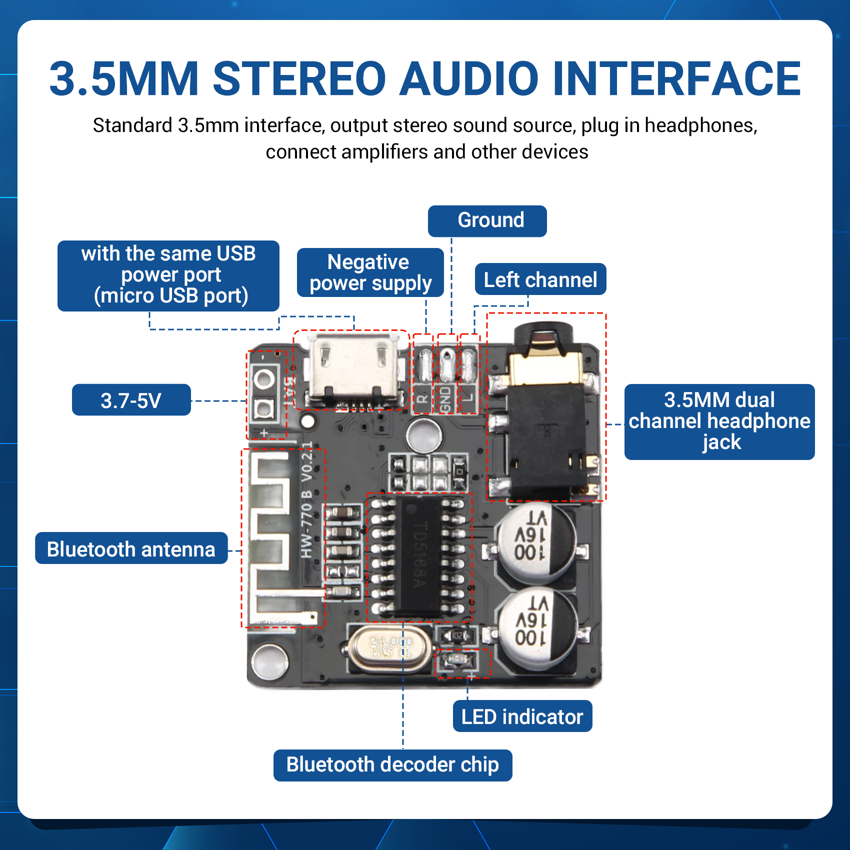 M01K VHM-314 Bluetooth Audio R - Audio Music Mp3 บทวิจารณ์และราคา
