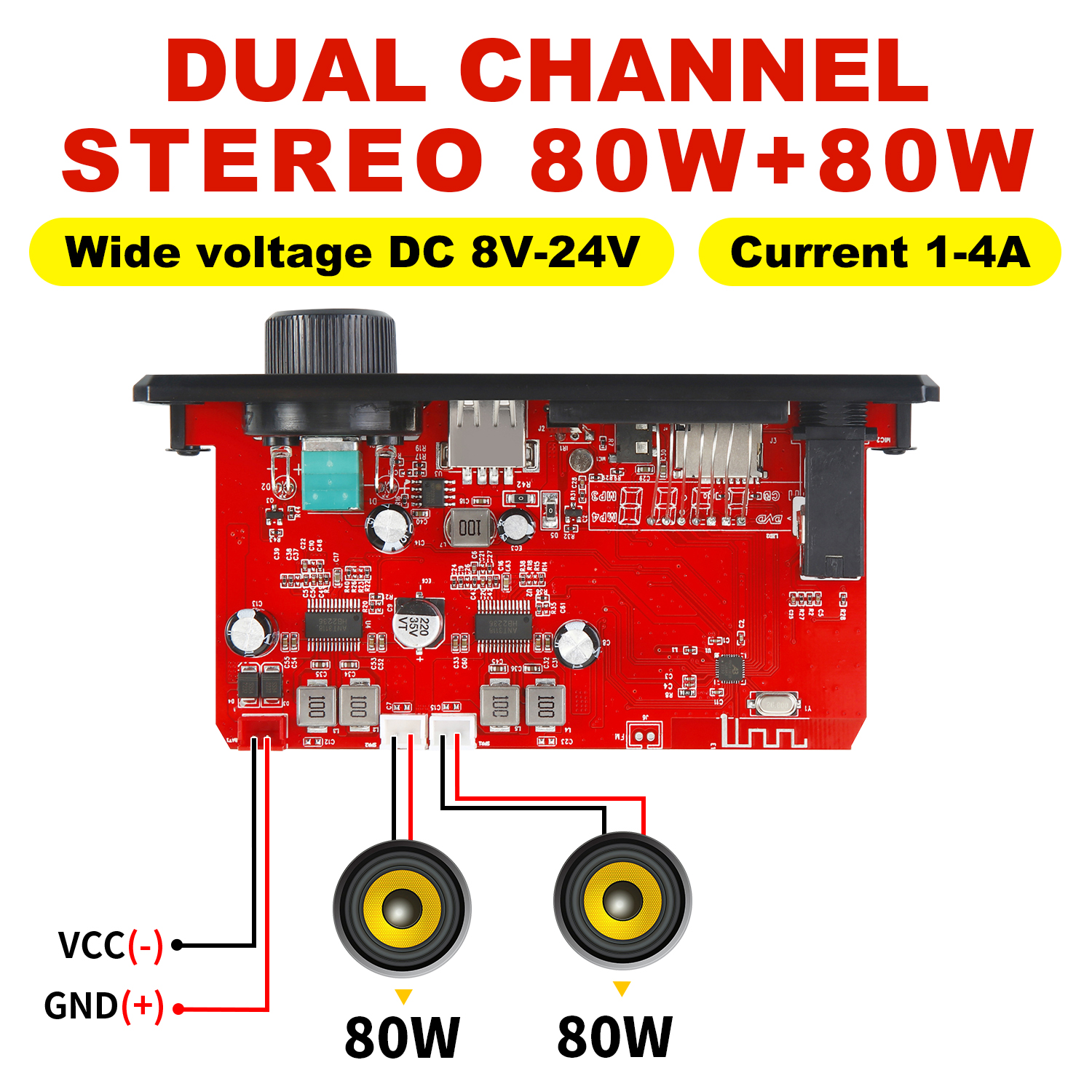 160W DIY Home Digital Amplifie - Audio Music Volume บทวิจารณ์และราคา