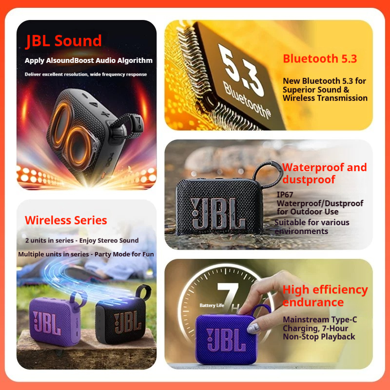 JBL Go 4 Floor-standing high-p - Audio Music Store บทวิจารณ์และราคา