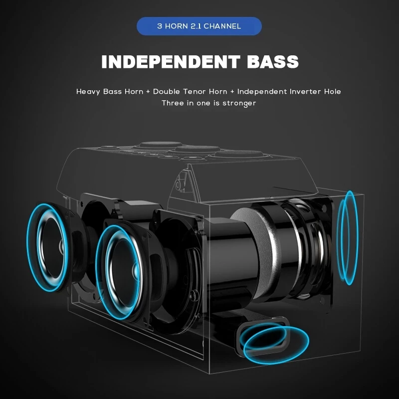Wireless Bluetooth Speaker Por - Audio Music Center บทวิจารณ์และราคา