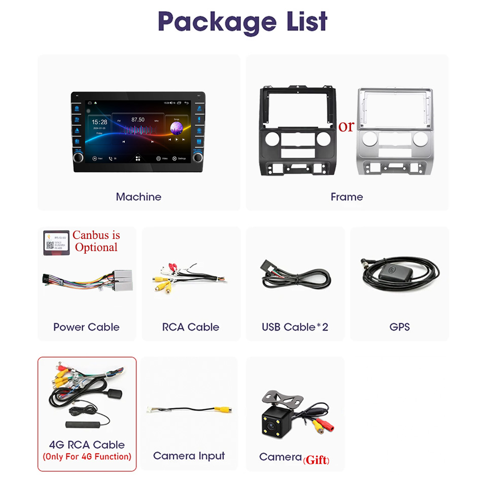 8G Ram 128GB Car Auto Radio Vi - Audio Music Hindi บทวิจารณ์และราคา