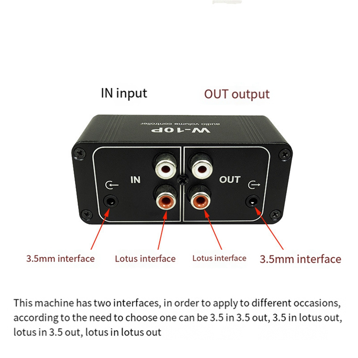 3.5 mm RCA Portable Volume Con - Audio Music Volume บทวิจารณ์และราคา