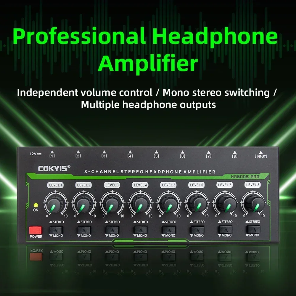 HA800 PRO 8 Channel Headphone  - Audio Without Music บทวิจารณ์และราคา