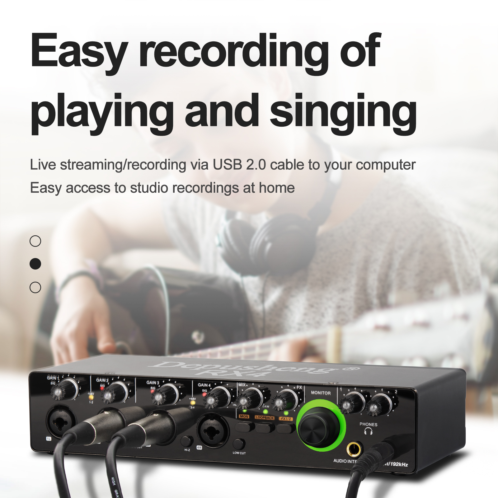 Newest 4 Channel Audio Sound C - Audio Music Interface บทวิจารณ์และราคา