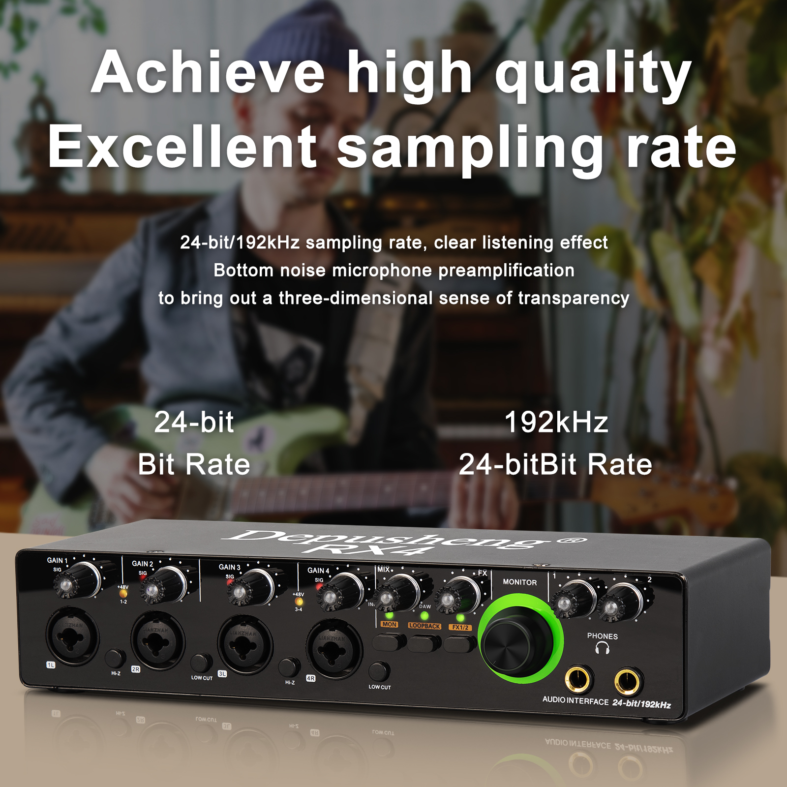 Newest 4 Channel Audio Sound C - Audio Music Interface บทวิจารณ์และราคา