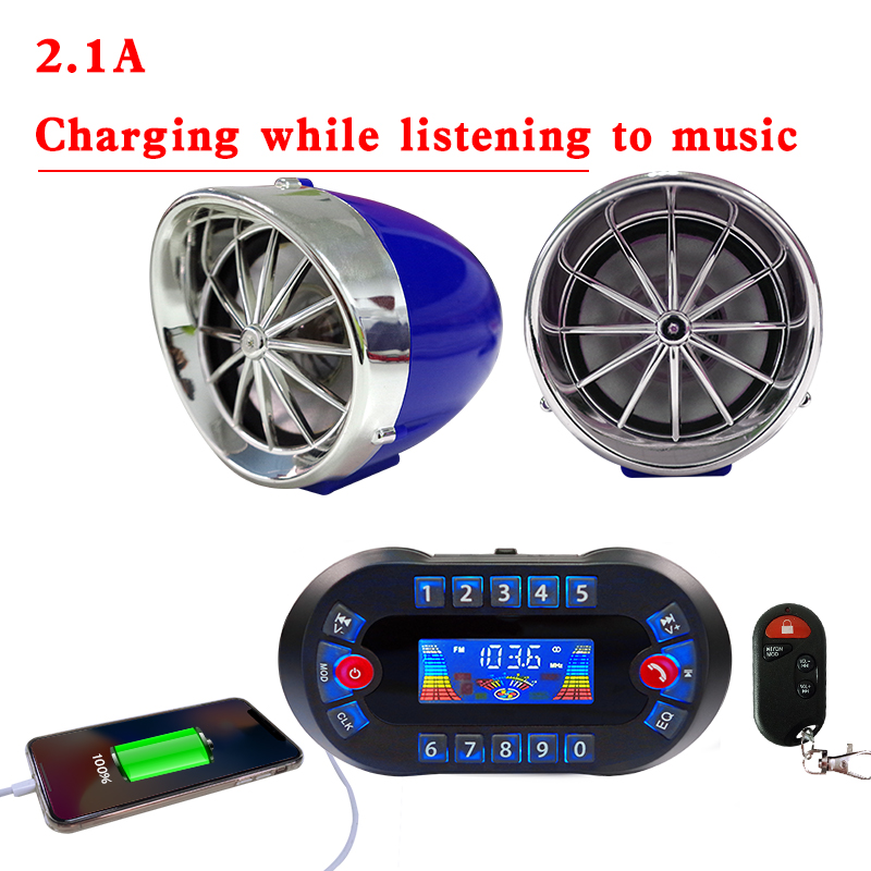 MT730 Motorcycle Bluetooth Spe - Audio Music Mp3 บทวิจารณ์และราคา