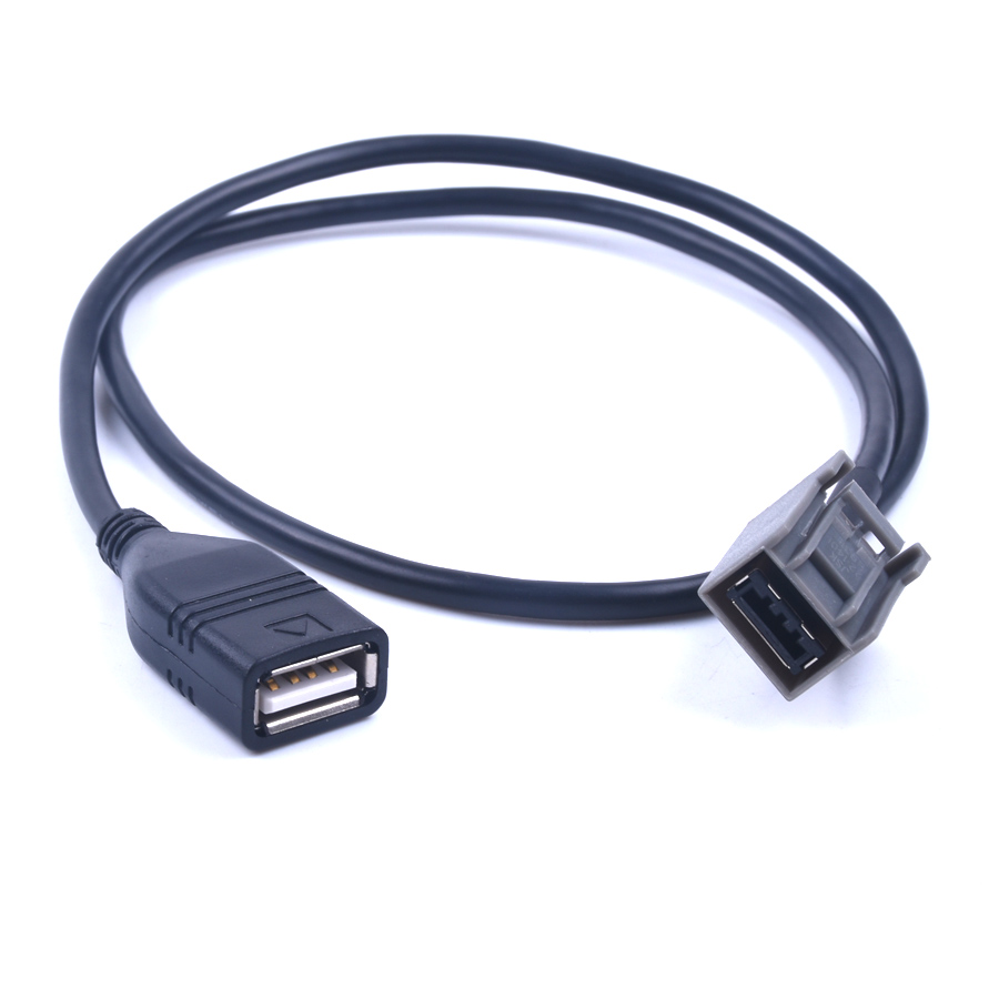 Car USB AUX Cable Wire Adapter - Audio Music Interface บทวิจารณ์และราคา