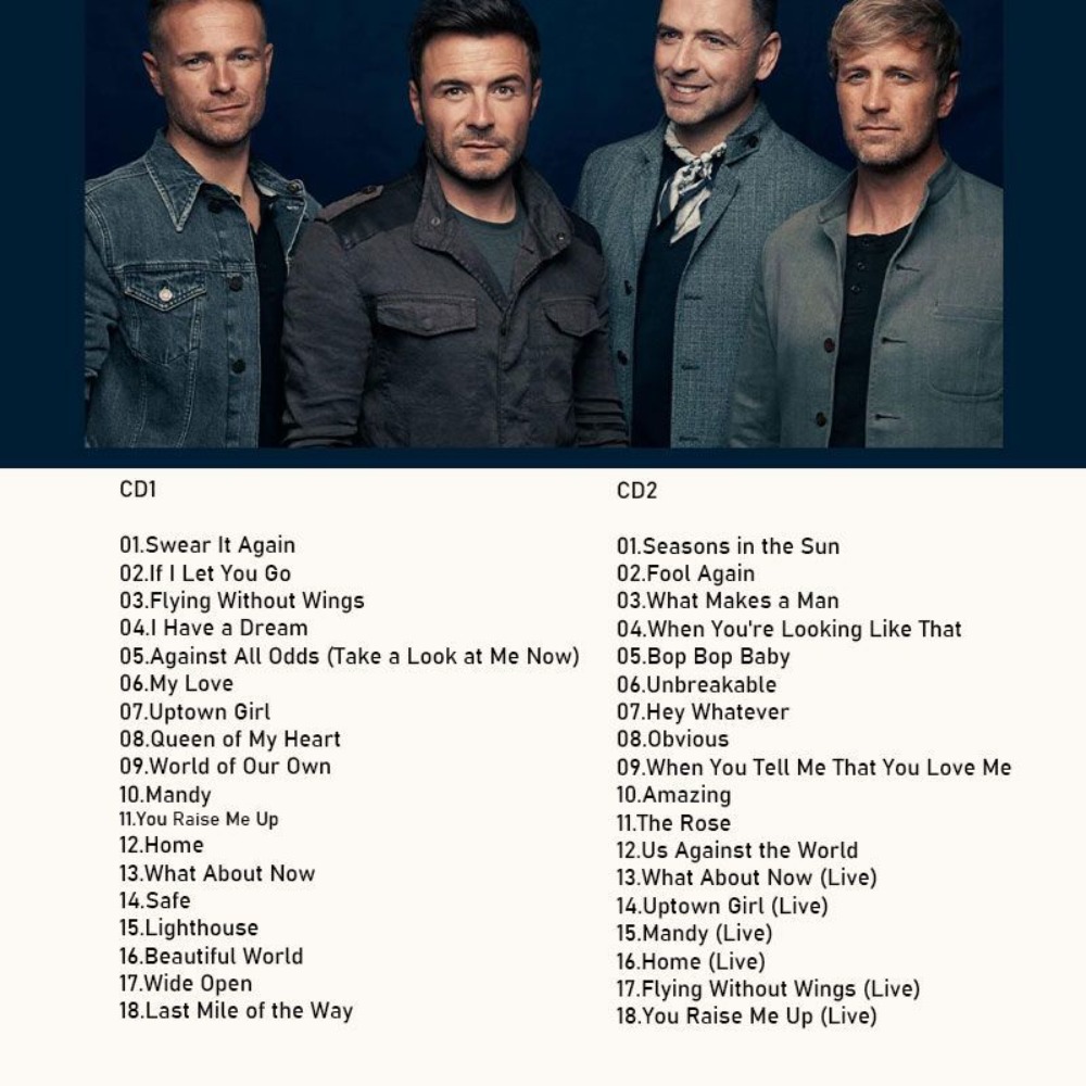 Westlife Greatest Hits 2CD Dis - Audio Music Westlife บทวิจารณ์และราคา