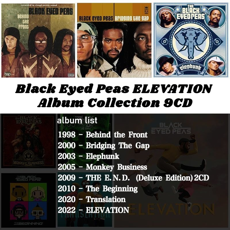 Black Eyed Peas Complete 9CD M - Audio To Music บทวิจารณ์และราคา