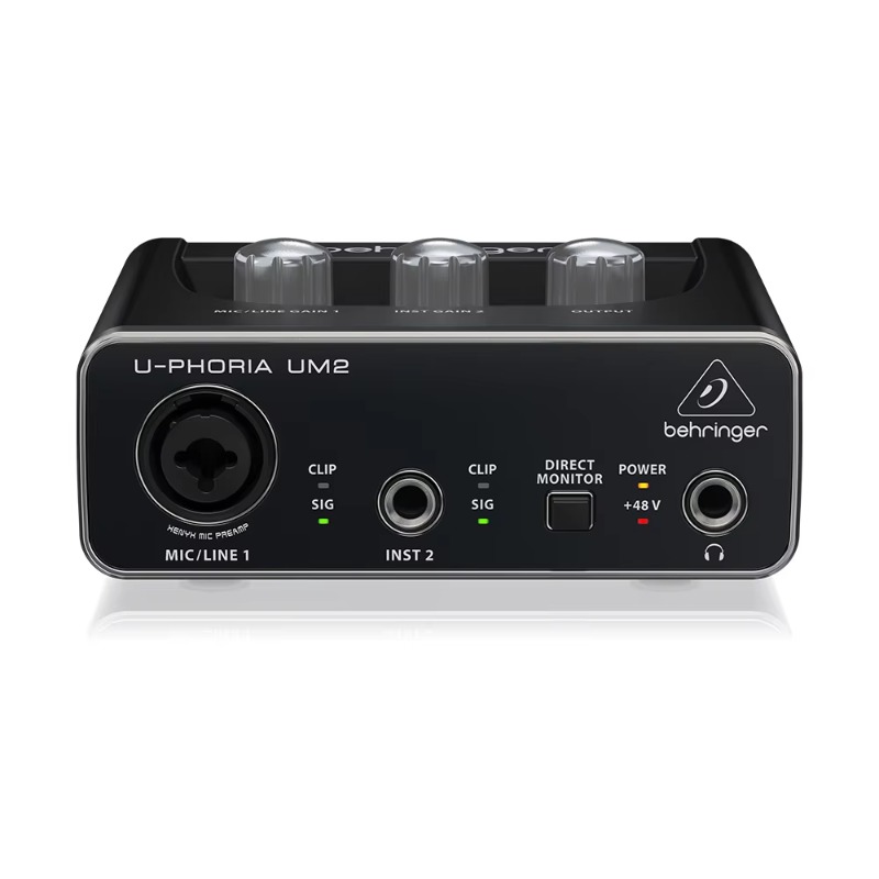 Behringer U-Phoria UM2 Sound C - Audio Music Interface บทวิจารณ์และราคา