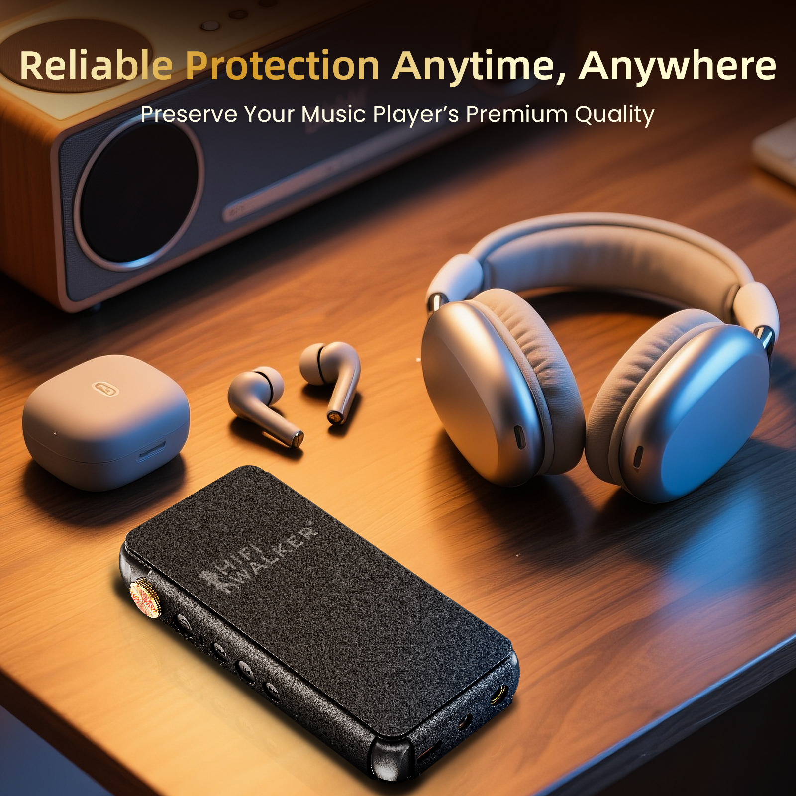 HIFI WALKER Protective PU Leat - Audio Music App บทวิจารณ์และราคา