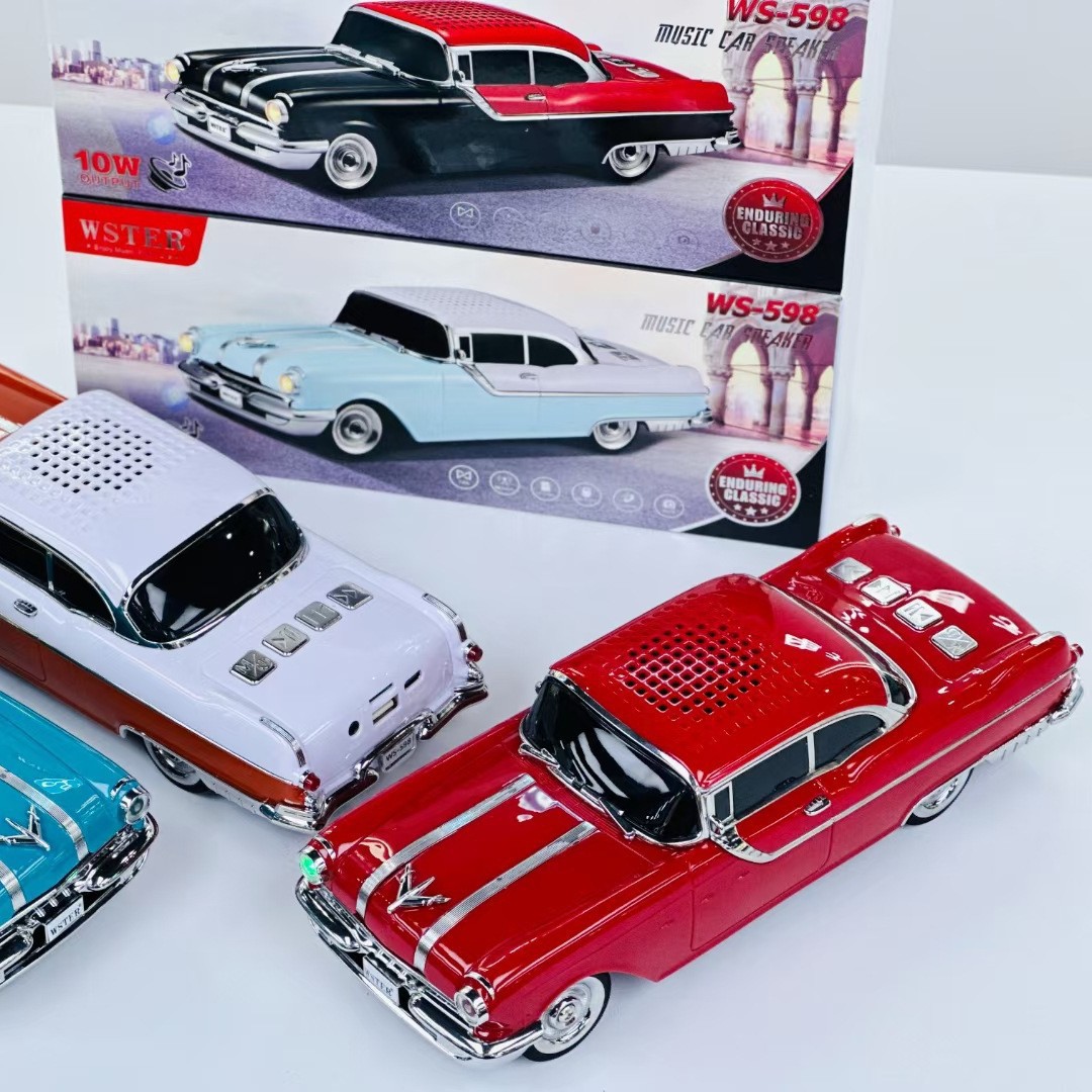 WS-598 Retro Car Model Bluetoo - Audio Music Volume บทวิจารณ์และราคา
