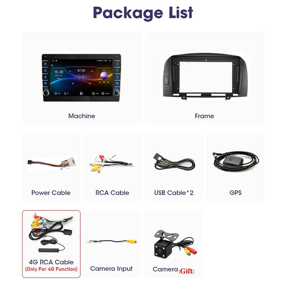 8G Ram 128GB QLED Car Radio Vi - Audio Music Hindi บทวิจารณ์และราคา