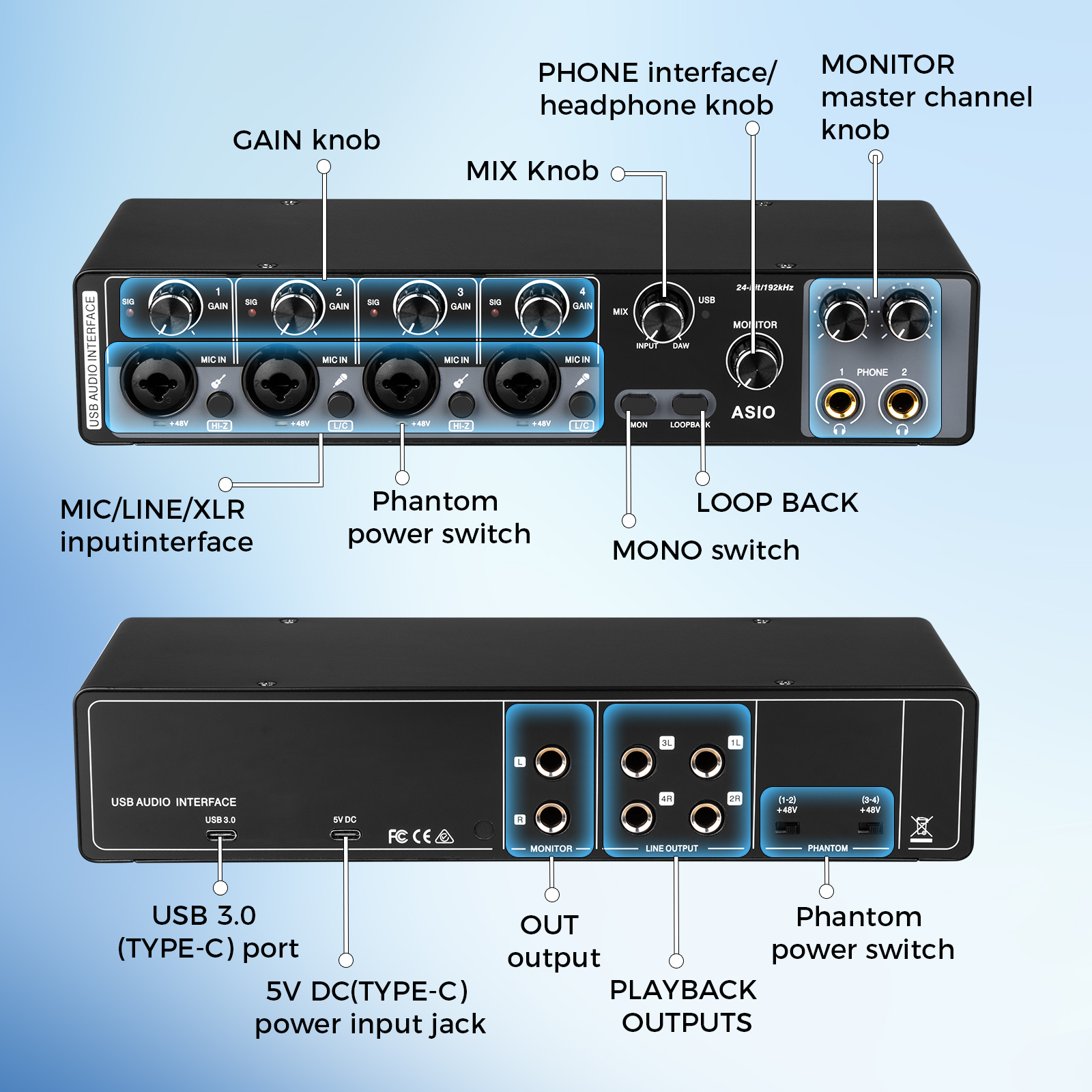 Factory Prices MQ44 Profession - Audio Music Interface บทวิจารณ์และราคา