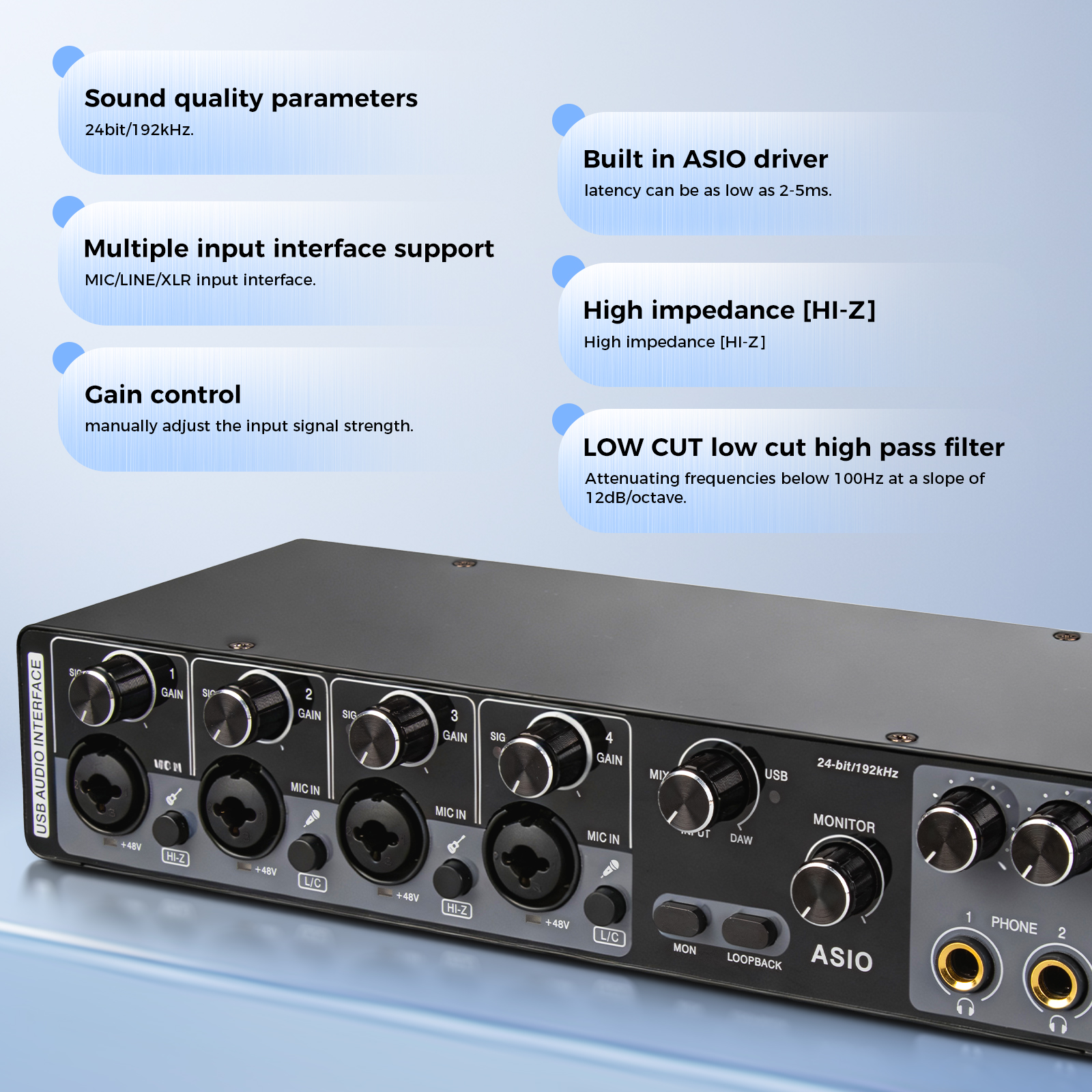 Factory Prices MQ44 Profession - Audio Music Interface บทวิจารณ์และราคา