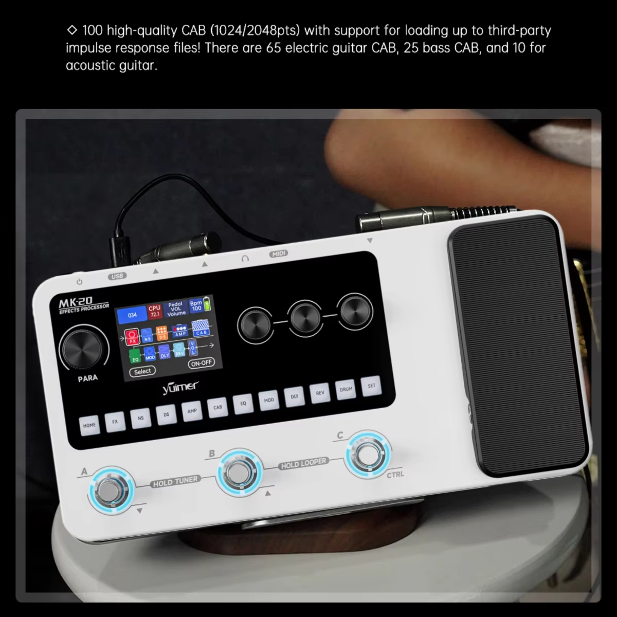 M-VAVE MK-20 White Portable Gu - Audio Music Interface บทวิจารณ์และราคา