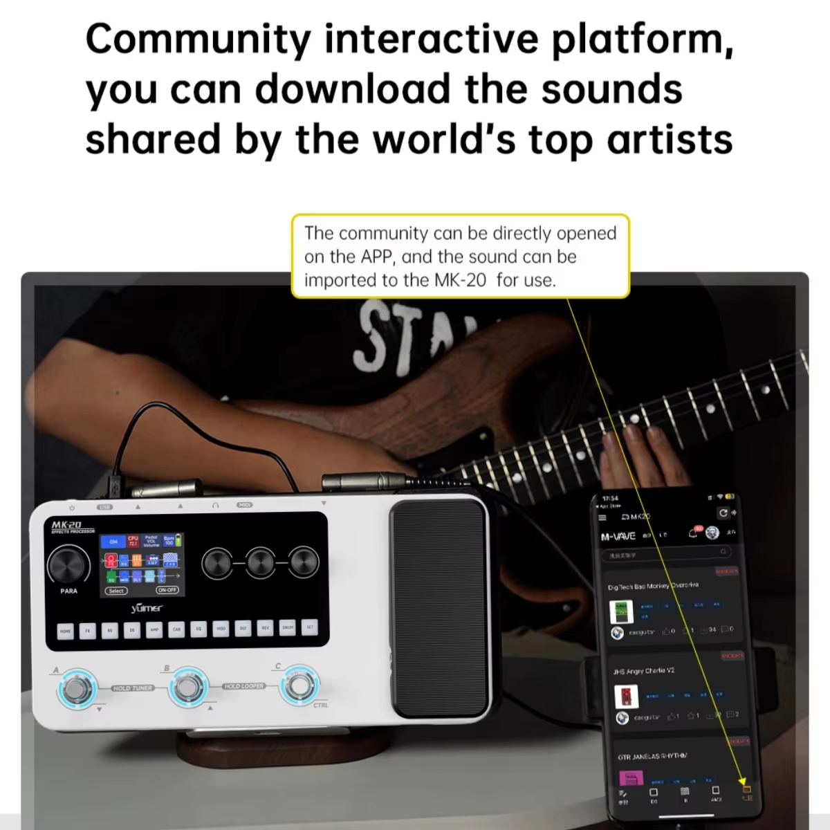 M-VAVE MK-20 White Portable Gu - Audio Music Interface บทวิจารณ์และราคา