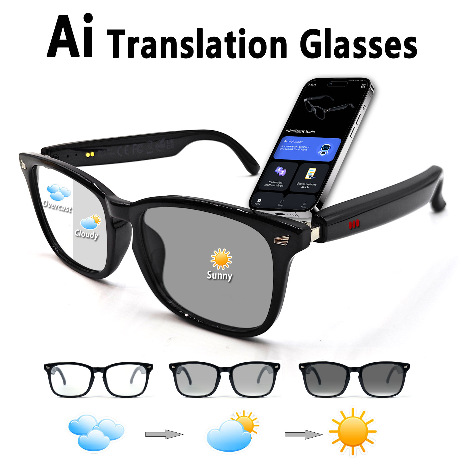 Audio glasses, translation gla - Audio Music App บทวิจารณ์และราคา