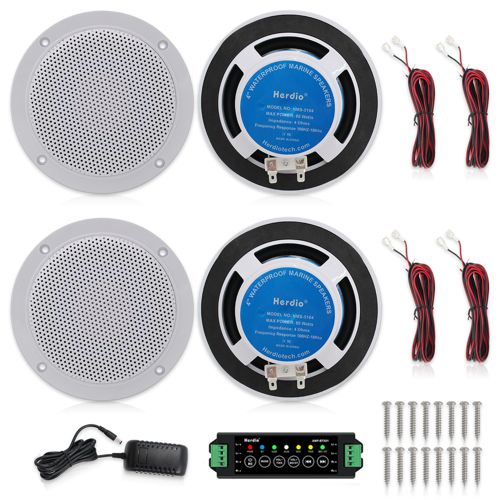 Herdio 4Pcs 320W Wall In Ceili - Audio Music Store บทวิจารณ์และราคา