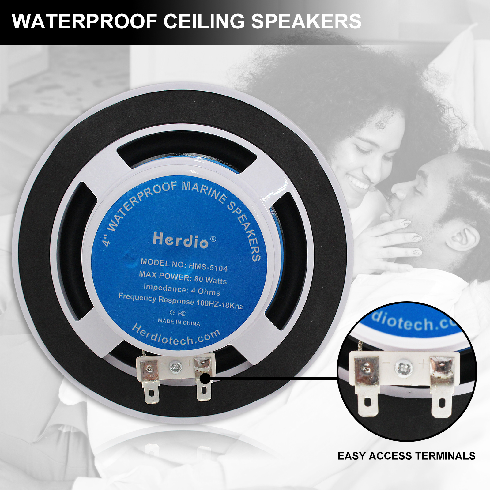 Herdio 4Pcs 320W Wall In Ceili - Audio Music Store บทวิจารณ์และราคา
