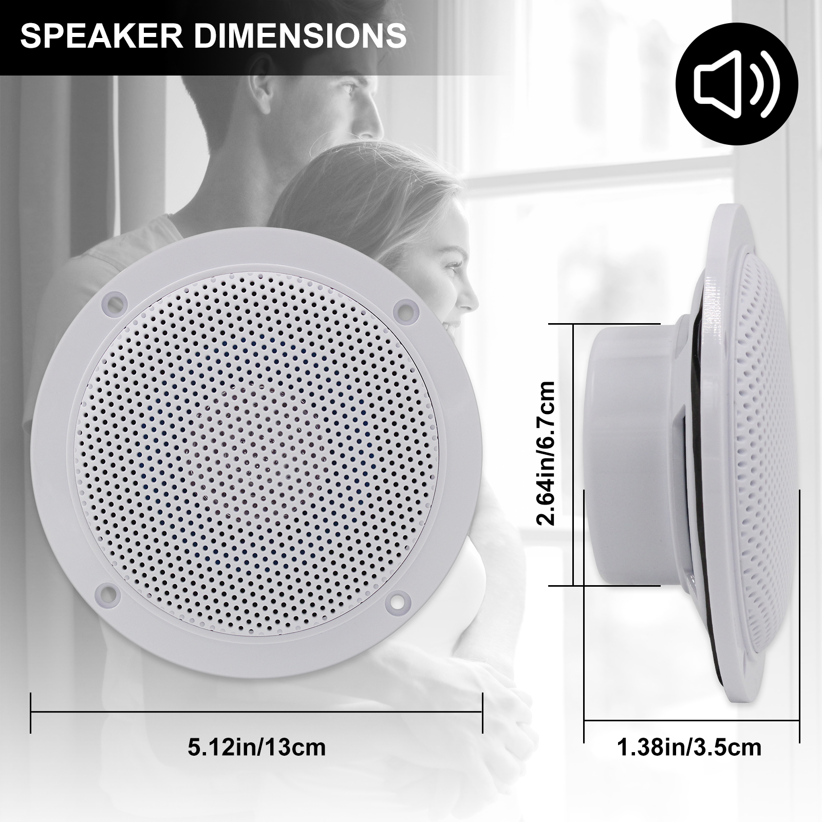 Herdio 4Pcs 320W Wall In Ceili - Audio Music Store บทวิจารณ์และราคา