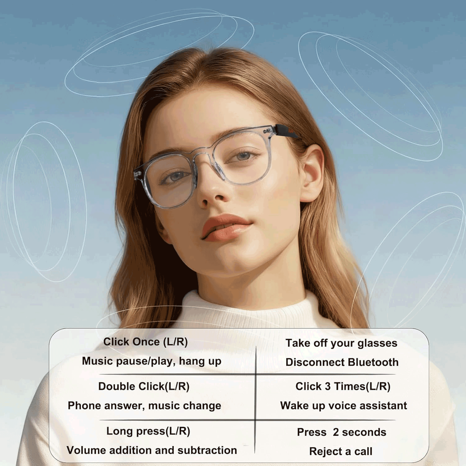 Smart Audio Glasses, Real-Time - Audio Music App บทวิจารณ์และราคา