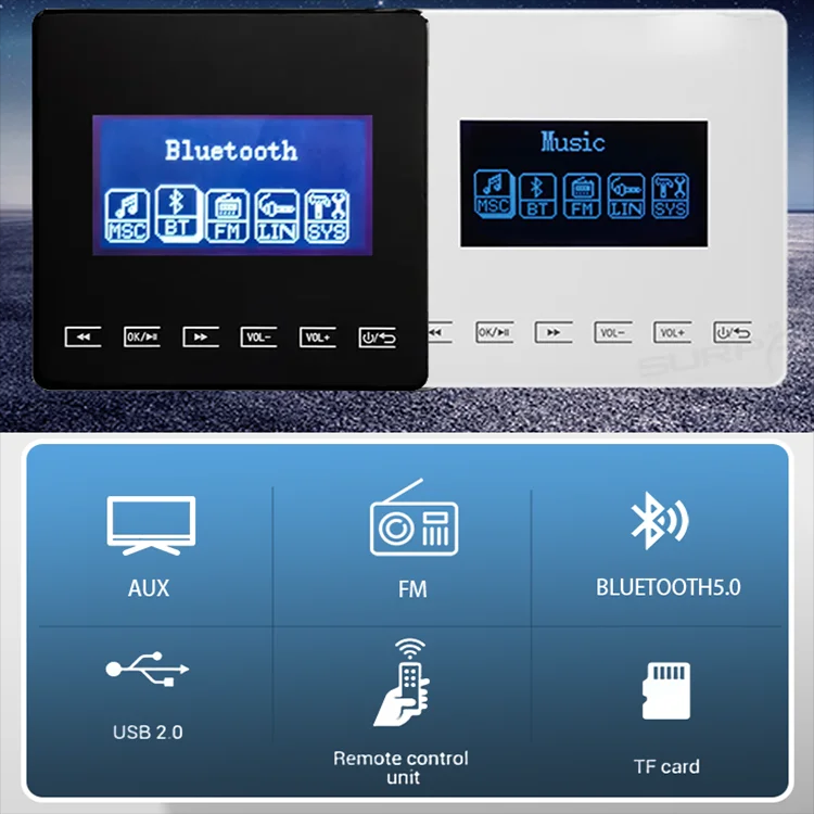 Mini Bluetooth Amplifier Wall  - Audio Music Store บทวิจารณ์และราคา