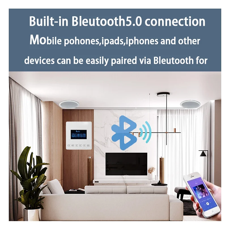 Mini Bluetooth Amplifier Wall  - Audio Music Store บทวิจารณ์และราคา