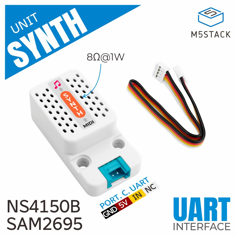 Official M5Stack Unit Synth Au - Official Audio Music บทวิจารณ์และราคา