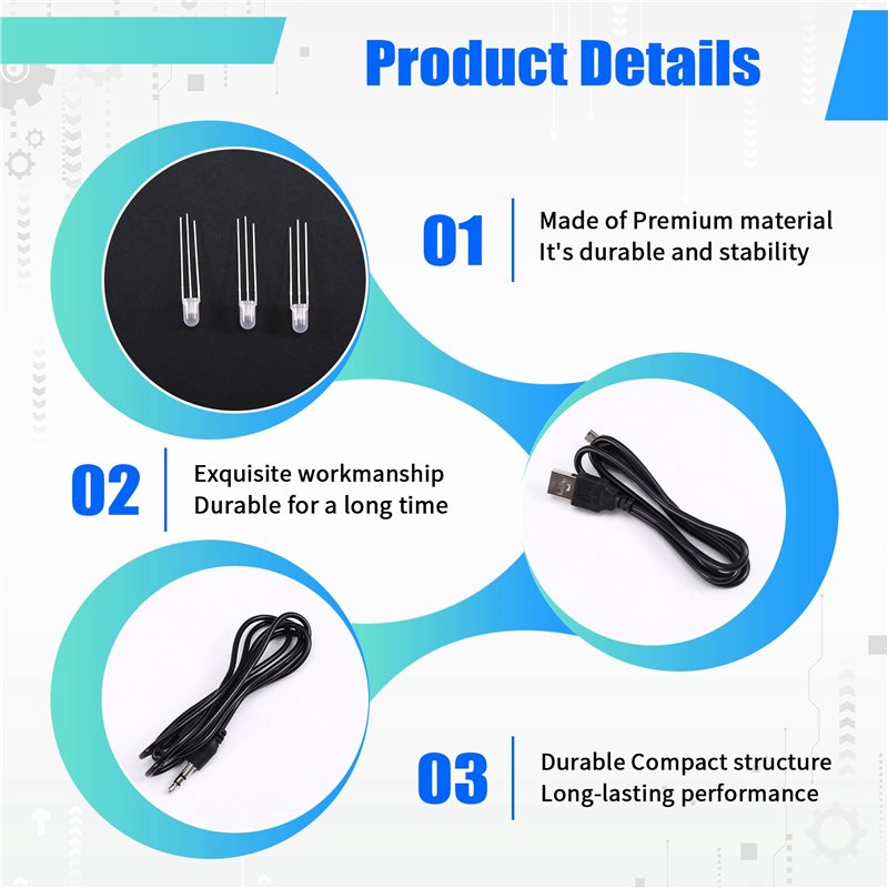 CJSD-30 Sections DIY LED Audio - Audio Without Music บทวิจารณ์และราคา
