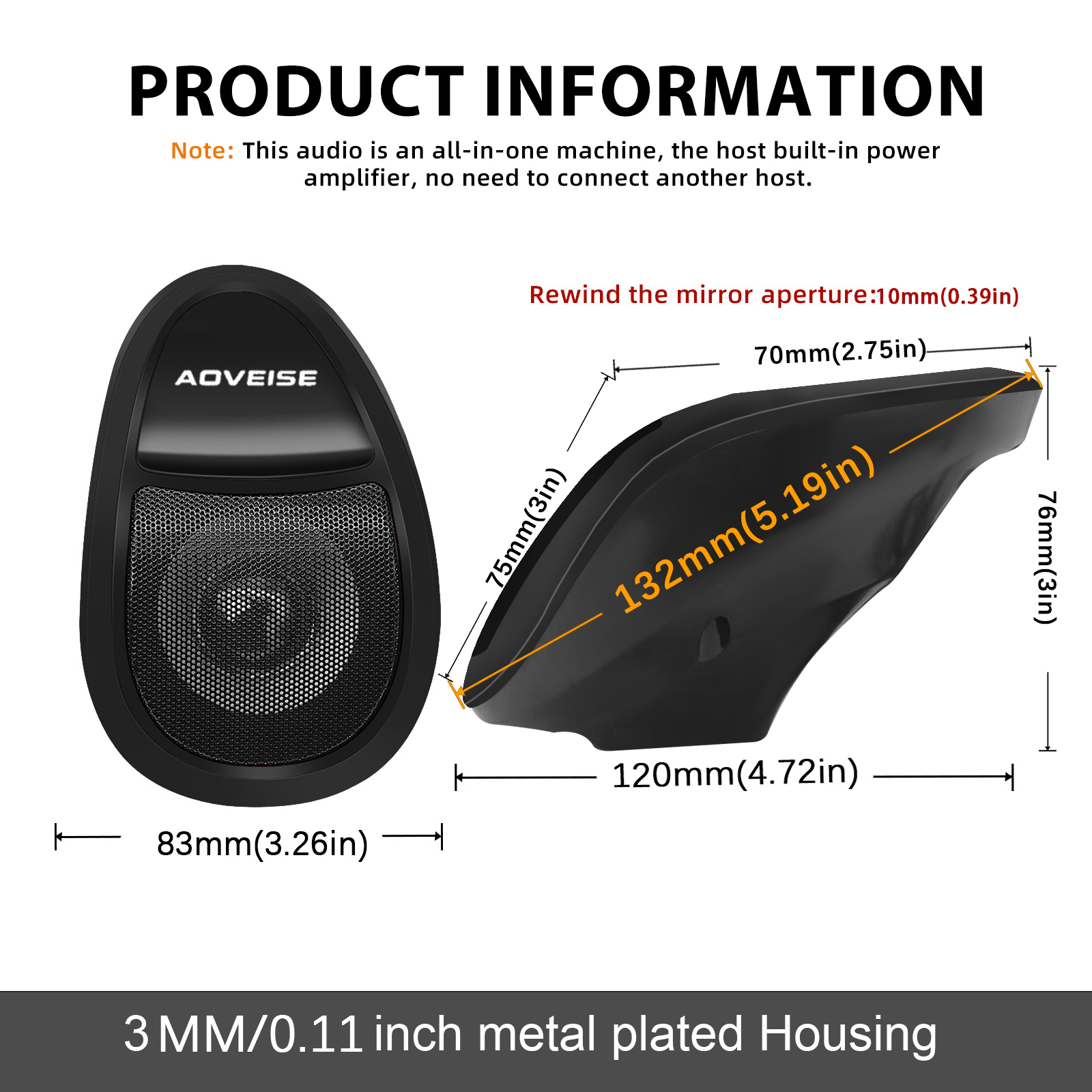 Waterproof Moto Bluetooth comp - Audio Music Mp3 บทวิจารณ์และราคา