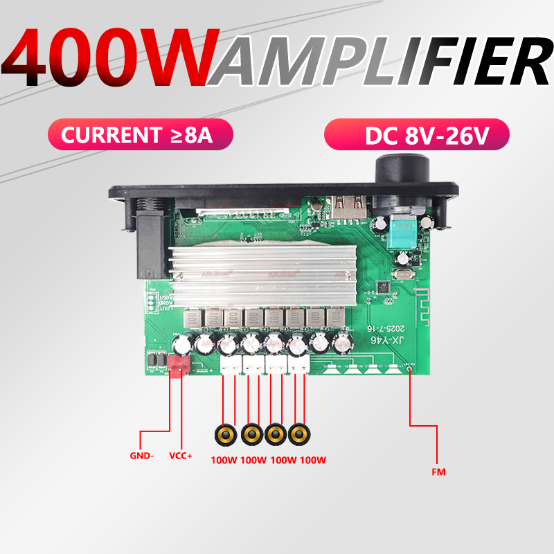 400W DIY Home Digital Amplifie - Audio Music Volume บทวิจารณ์และราคา